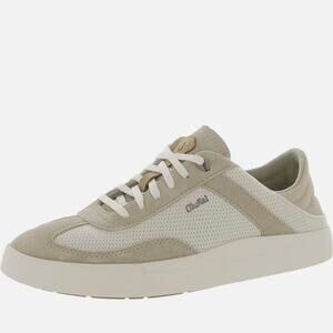 OLUKAI KILEA LEATHER LIFESTYLE CASUAL SNEAKERS IN TAN NWOB WOMEN'S SIZE 7.5